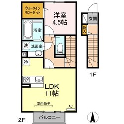 ベルヴィルの物件間取画像